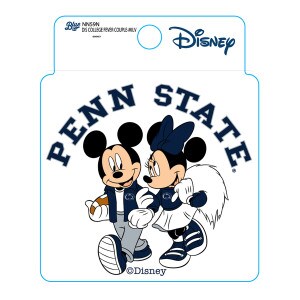 Disney sticker Penn State with Mickey & Minnie Mouse